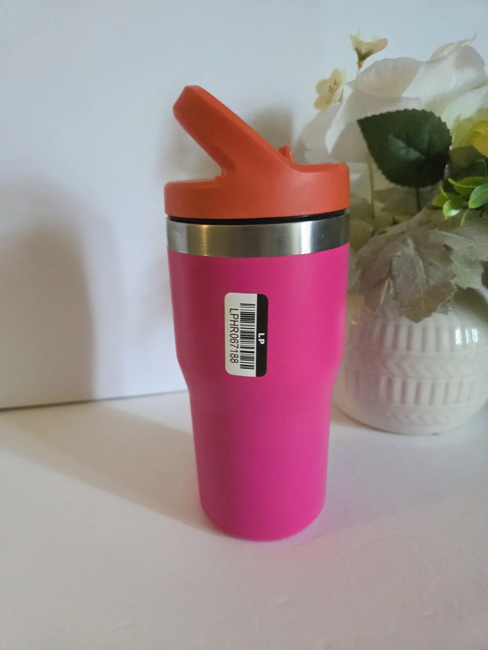 Stanley Pink & Orange Travel Tumbler - Picture 2 of 5